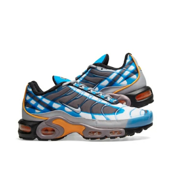 NIKE AIR MAX PLUS PRM BLUE GREY MENS SIZE 8.5 - Picture 5 of 6